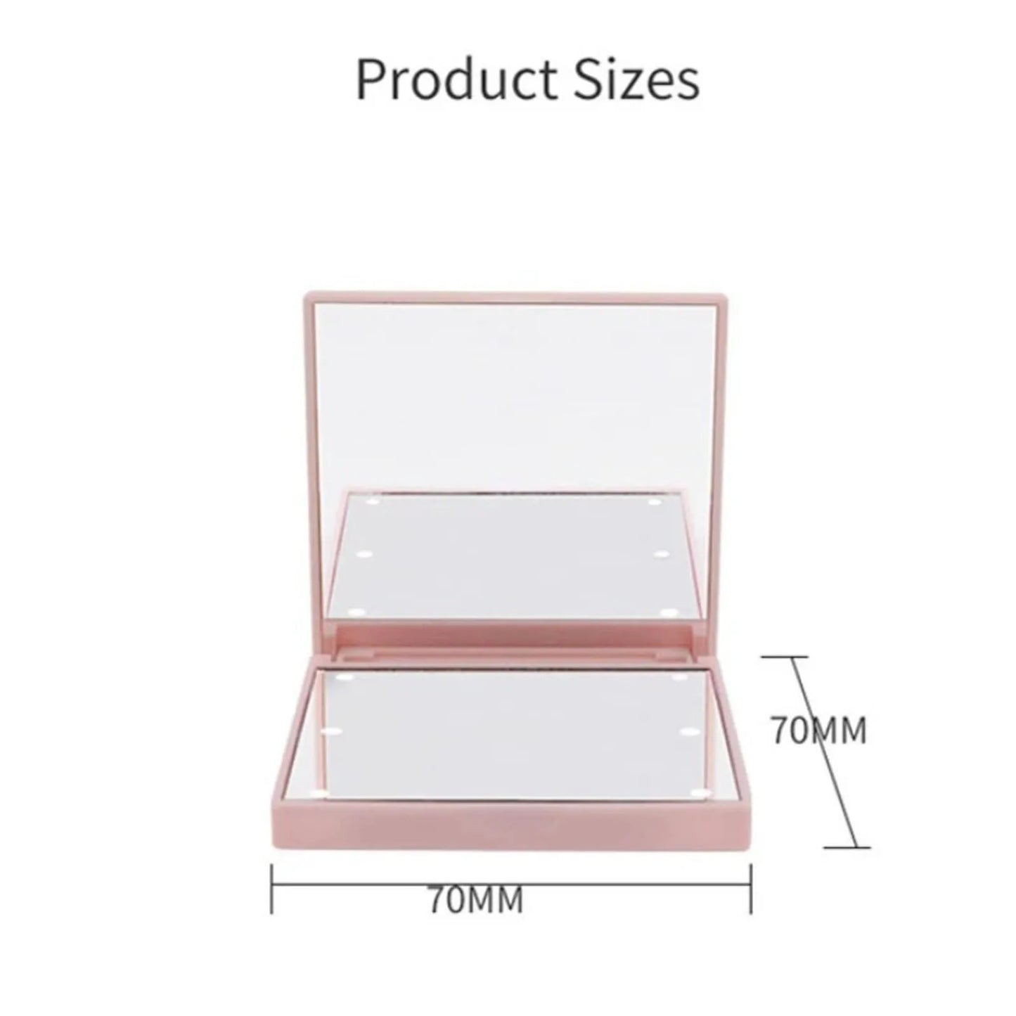 Pocket Foldable Light Makeup Mirror